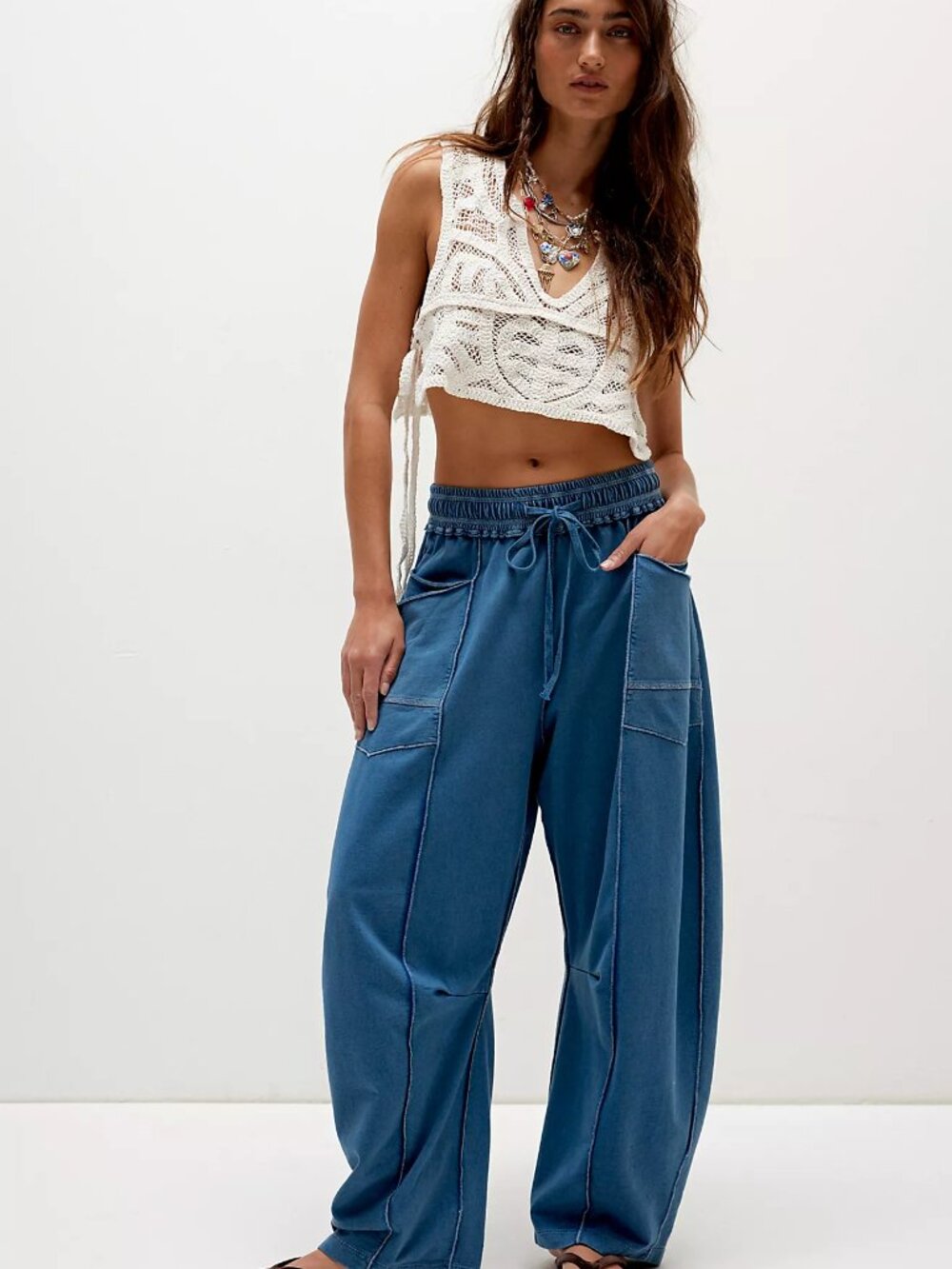 Kaiden Pull-On Barrel Pants